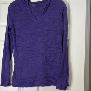 Champion Women's Deep Purple lightweight Hoodie Small